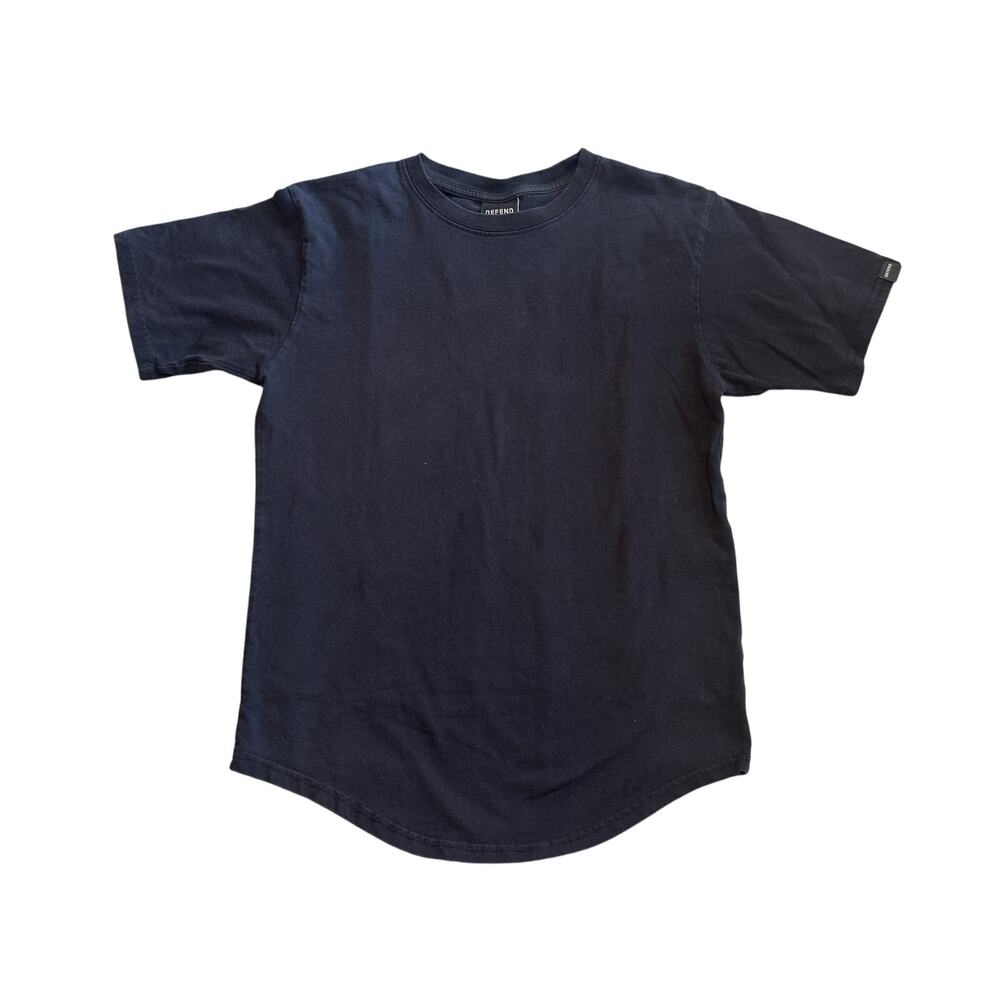 Defend Peace = War Black Cotton Tee Men's Small